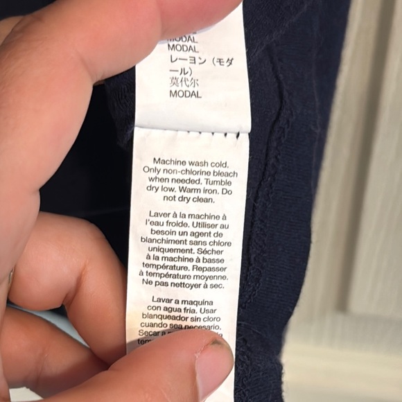 GAP Blue Tank Top with Lace Detailing women’s medium - Picture 6 of 11